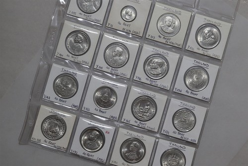 Thailand baht 16 - 10, münzen