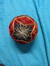 Handgefertigte Temari-Kugel – Japanische Kunst, Glücksbringer – Wunderschön