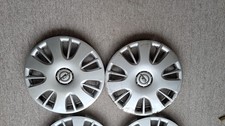 4x Orig. Opel 13214814 QB GMT2161 Radkappen, Silber, 15 Zoll, Corsa D u. andere