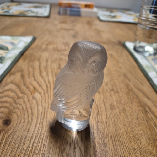 Lalique eule papiergewicht - eule,