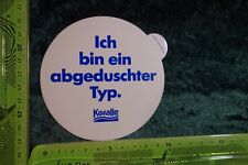 Alter Aufkleber Sanitär Bad Dusche Installateur KORALLE Ich bin ein...