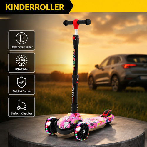 Dreiradroller kinderscooter - dreiradroller,