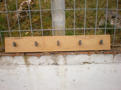 Garderobenleiste haken holz - garderobenleiste,
