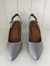 NEU SLINGBACK PUMPS von RAID 60er Jahre Style Stil GRÖSSE 40 SILBER  GRAU New