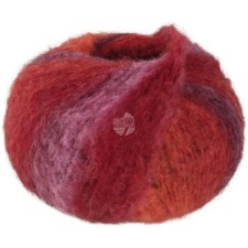 Lana Grossa GIGANTE voluminöses Alpakagarn mit Effektstruktur & Streifen 100 g 