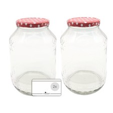 mikken 2 große Einmachgläser