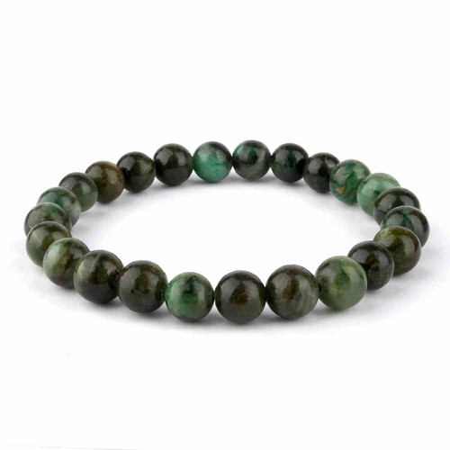 Prasem smaragdquarz 8 mm - |,