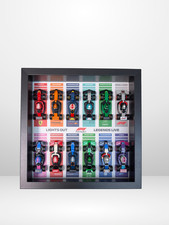 Black Frame F1 Display für 12 Lego Minifiguren - Formel 1 Sammlung