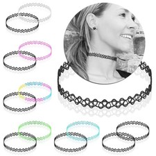 Halskette Henna Tattoo-Kette Schmuck-Sets Boho Choker Halsband Elastisch Stretch