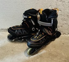 Crivit Softboot Inlineskates Größe 42 Schwarz/Orange Neuwertig