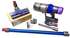 Dyson V15 Extra Akku-Staubsauger 476609-01 - Nickelblau + neuer Bürstenkopf