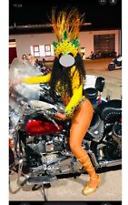  Samba Kostüm aus Brasilien mit Rückenschmuck( Costeiro) Nur 3 X getragen