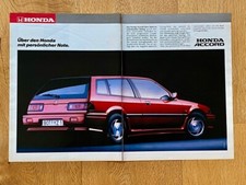 Honda Accord Aero Deck Aerodeck Oldtimer Original 1987 Vintage Advert Werbung