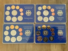 BRD  DM-Umlaufmünzenserie  1994 D, F, G, J - Spiegelglanz