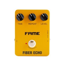 Fame Fiber Echo Delay Gitarreneffektgerät Klassischer Band-Echo Sound