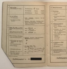 Opel Kadett 1933 Dokumente