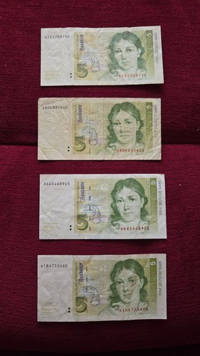 Vier deutsche mark dm - vier,