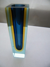 Murano Blockvase Sommerso