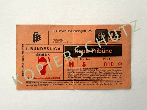 Eintrittskarte bundesliga - eintrittskarte,