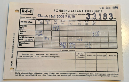 Ddr heli radio 1964 - heli,