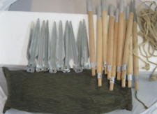 NVA  8 Zeltstangen  8 Zeltheringe  Campnig Outdoor   Zelten  Prepper Ostalgie