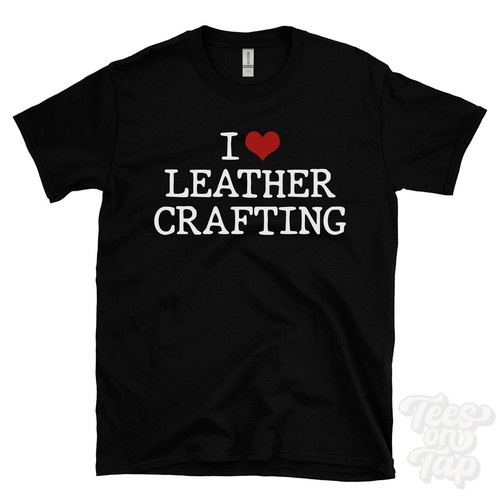 Love leder basteln shirt - leder,