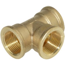 Messing T-Stück für Heizung