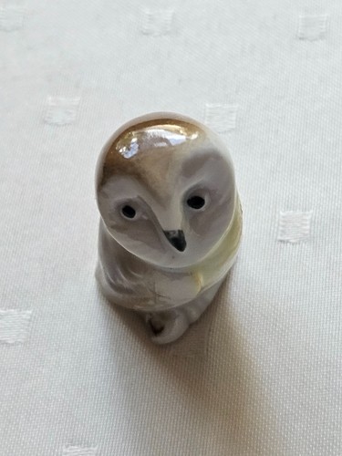 Schleiereule miniatur figur - miniatur,,