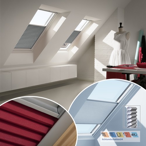 Orig velux wabenplissee grau - velux,