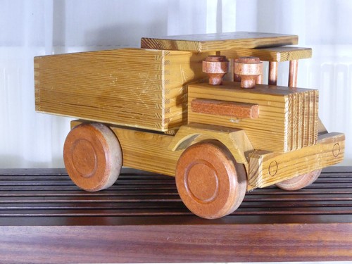 Holz lkw kipper - holz, wog