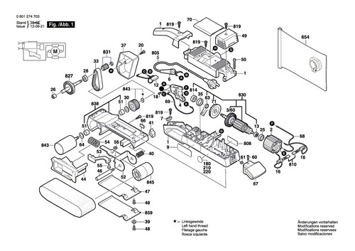 Bosch gbs bandschleifer - 75, ae