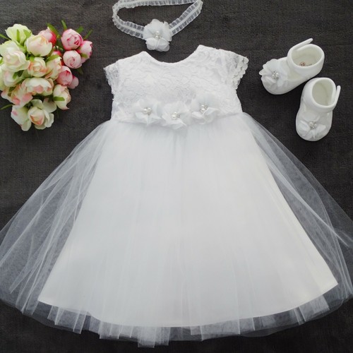 Taufkleid stirnband - +stirnband, +