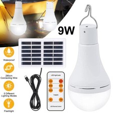 9W LED Schuppen Solar Camping