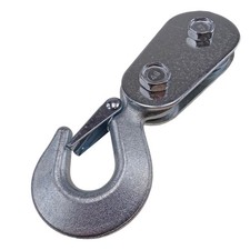 Umlenkrolle mit Haken für