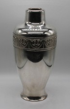S-1337 Bezaubernde Vase, versilbert Antik schöne Deko