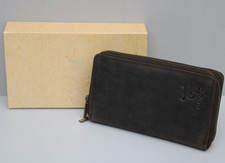 MATADOR MADRID XXL Leder Geldbörse Damen mit RFID Schutz 20x10x4cm Dunkel-Braun