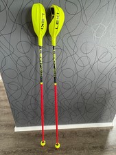 LEKI Slalom Skistöcke 130 cm SL WCR-Worldcupracing mit Klicksystem neuwertig