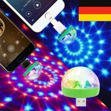 5 x LED USB Discokugel Lichteffekt DJ Party Bar Pubs RGB Bühnenbeleuchtung Mini.