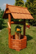 Zierbrunnen Holzbrunnen