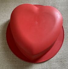 Tupperware Backform Silikon-Herz rot