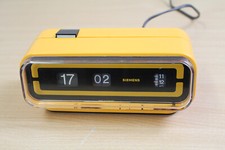 Siemens Klappzahlenwecker Wecker No. MU 1600 Vintage Orange 60-70er jahr /2