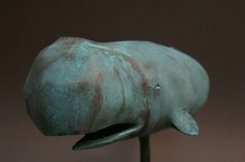 Bronzefigur pottwal sperm - ',