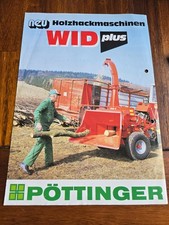Pöttinger Widplus Holzhackmaschinen Prospekt Brochure