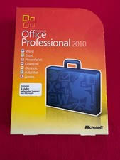 Microsoft Office 2010 Professional Word Excel Powerpoint Outlook Access DVD