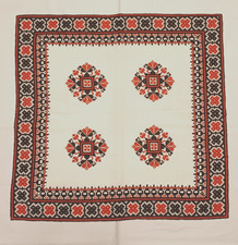 Vintage Tischdecke  74 x 73 cm