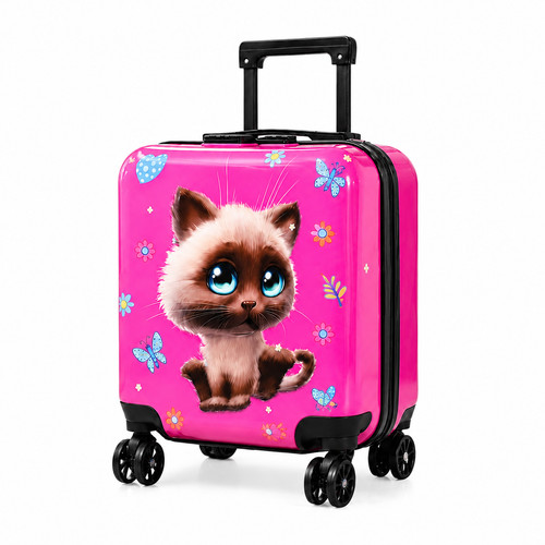 Kinderkoffer trolley rosa - trolley,