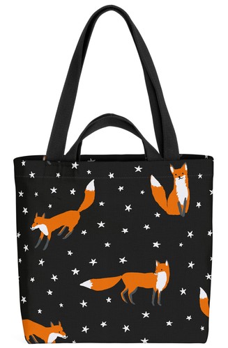 Füchse und sterne tasche - füchse,