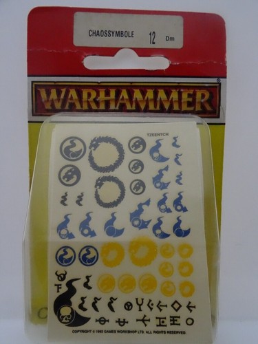 12dm chaossymbole warhammer - chaossymbole, (warhammer