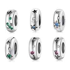 Charms Stopper Silber 925 Blumen Weihnachtsbaum Weihnachtsgeschenke für Frauen.