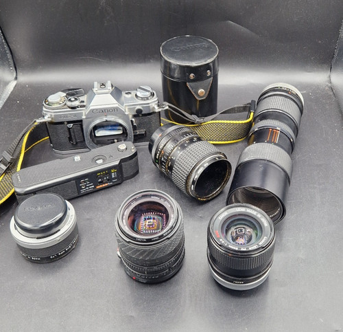 Canon mit 5 objektiven - canon,